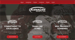 Desktop Screenshot of okanaganhockey.com