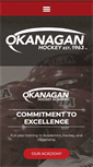 Mobile Screenshot of okanaganhockey.com